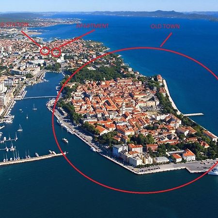 Apartment Near Center,Beach,Bus +Free Parking Zadar Buitenkant foto
