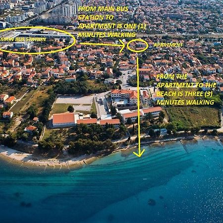 Apartment Near Center,Beach,Bus +Free Parking Zadar Buitenkant foto