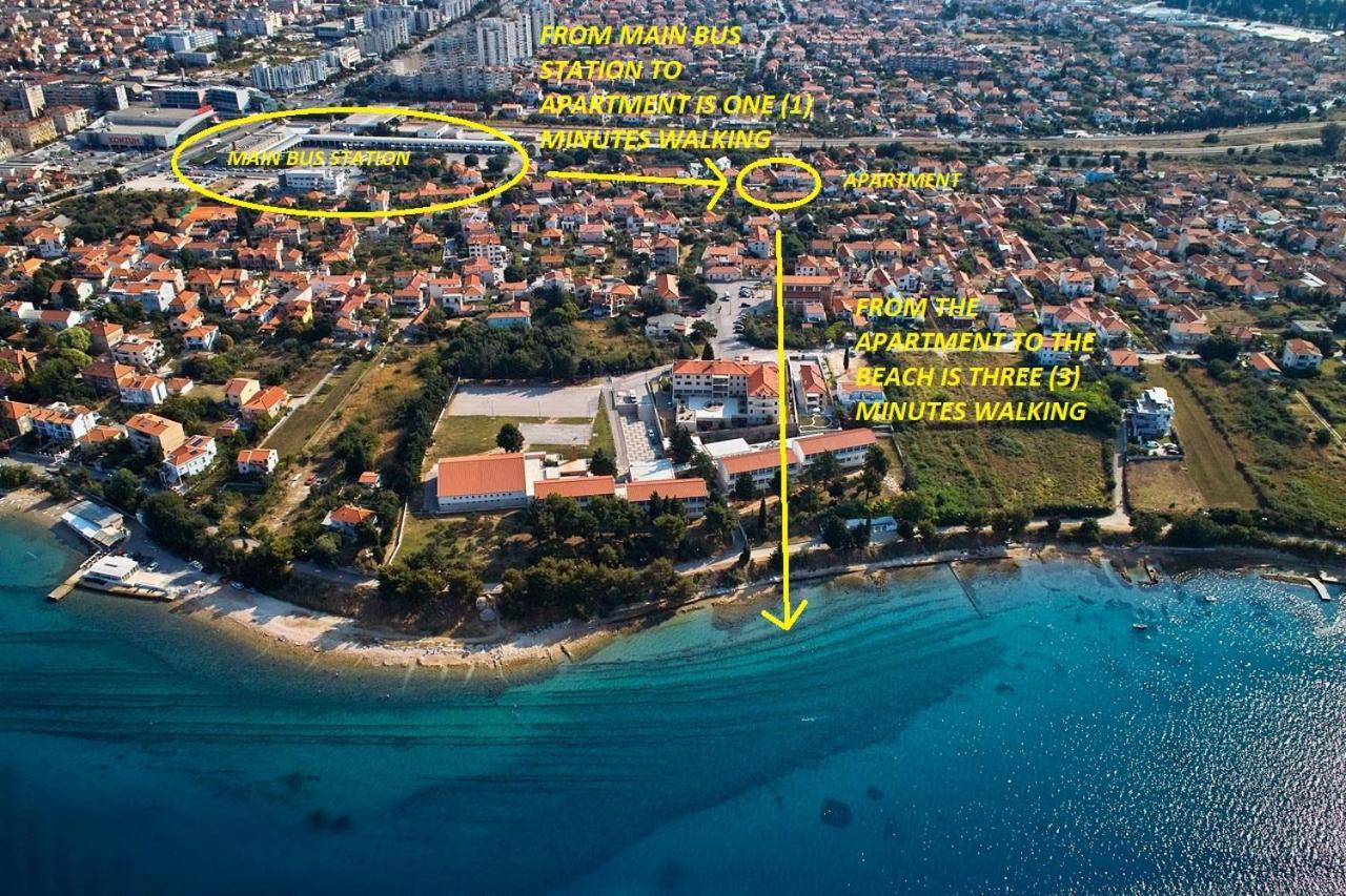 Apartment Near Center,Beach,Bus +Free Parking Zadar Buitenkant foto